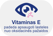 Superoptic papilde akims esantis vitaminas E padeda apsaugoti lasteles nuo aksidacinės pažaidos